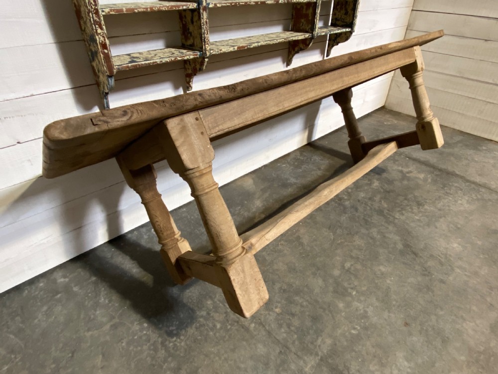 Long Rustic Oak French Farmhouse Table View XIX
