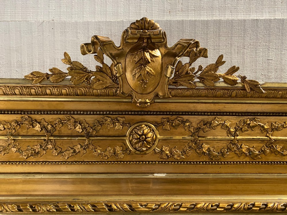 Large French Gilt Mirror View III