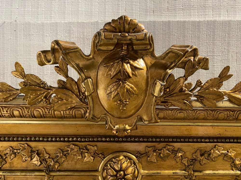 Large French Gilt Mirror View IV
