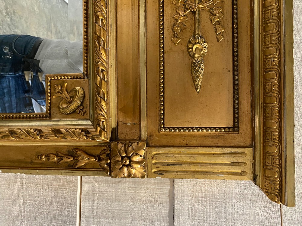 Large French Gilt Mirror View V