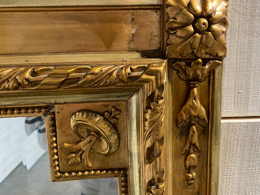 Large French Gilt Mirror View XII