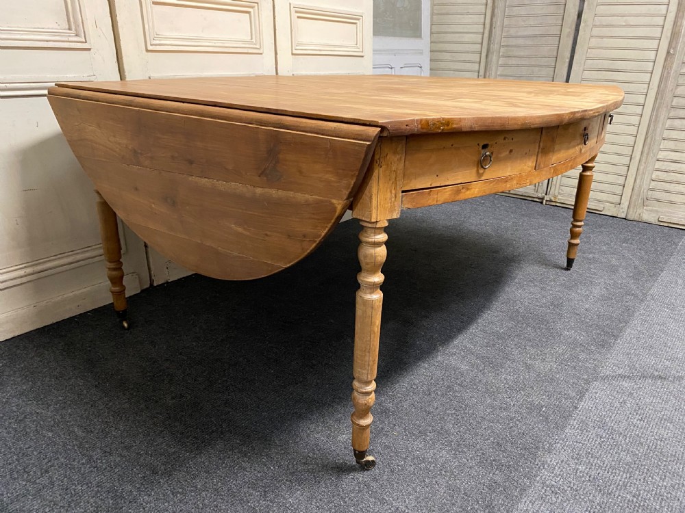 Huge French Oval Farmhouse Table View VI