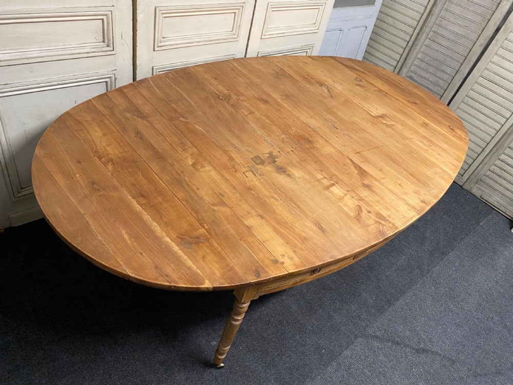 Huge French Oval Farmhouse Table View VIII