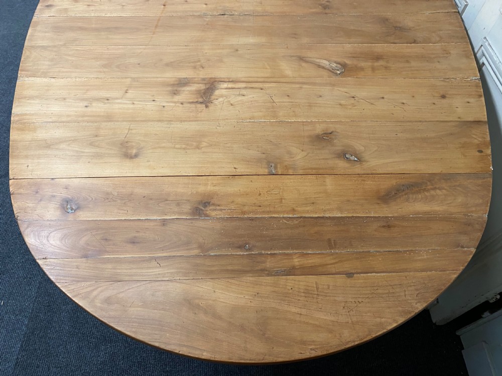 Huge French Oval Farmhouse Table View XII