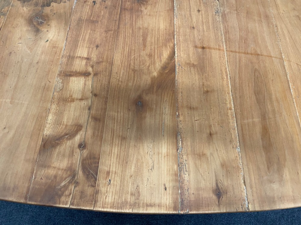 Huge French Oval Farmhouse Table View XIV