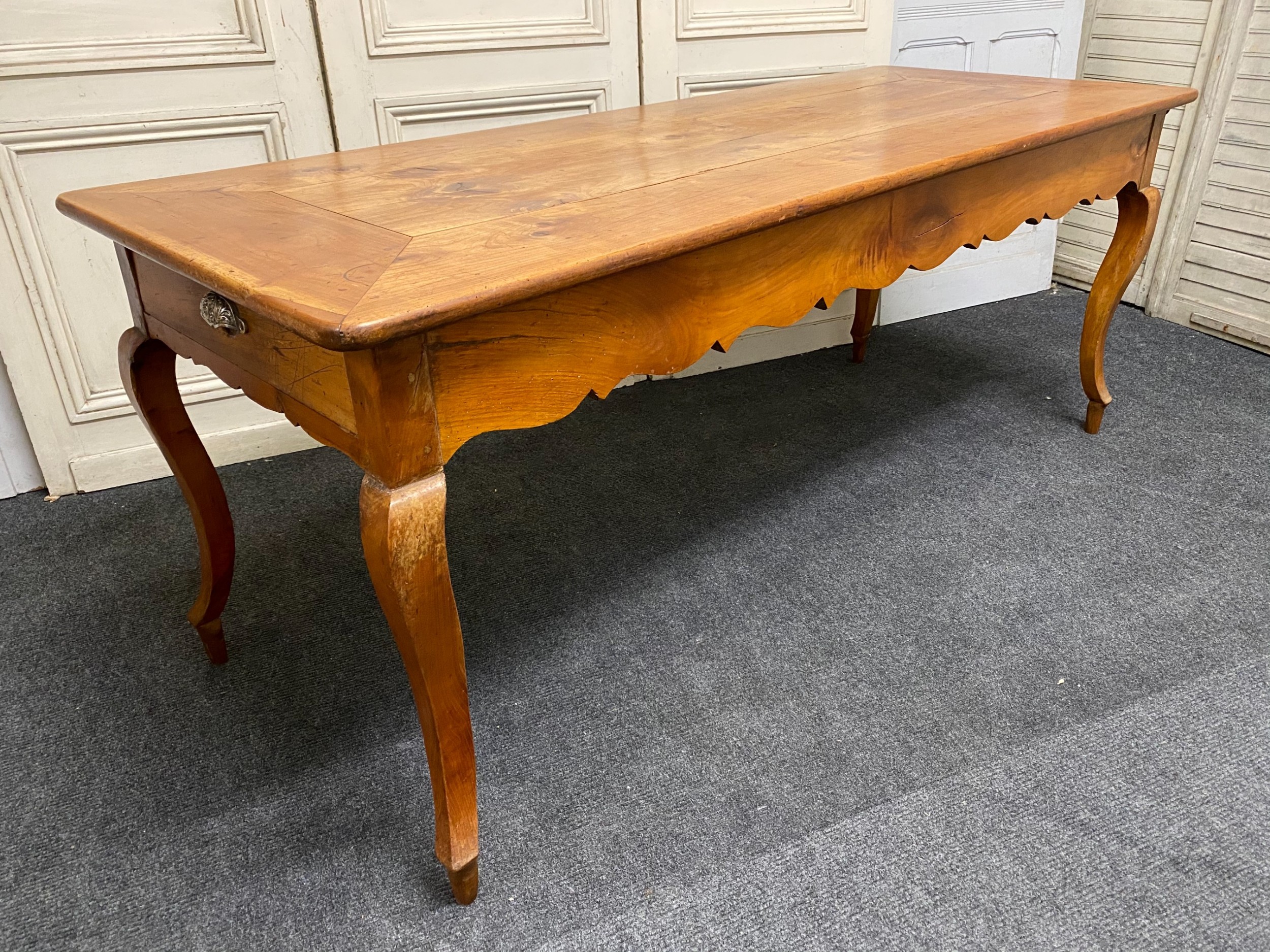 French Fruitwood Farmhouse Table