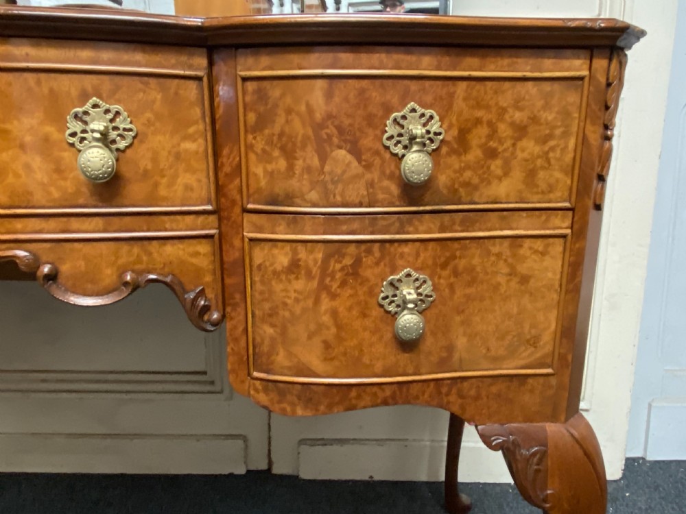 Quality Burr Walnut Dressing Table View III