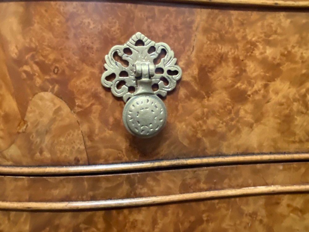 Quality Burr Walnut Dressing Table View VI