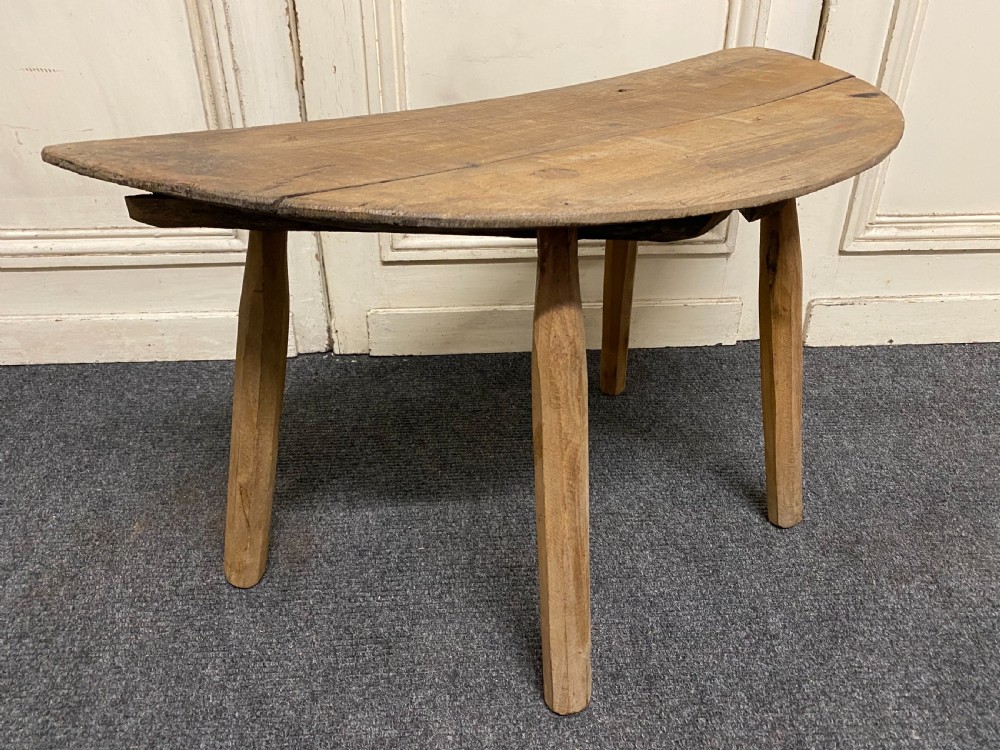 Early Primitive Lamp Table View VII