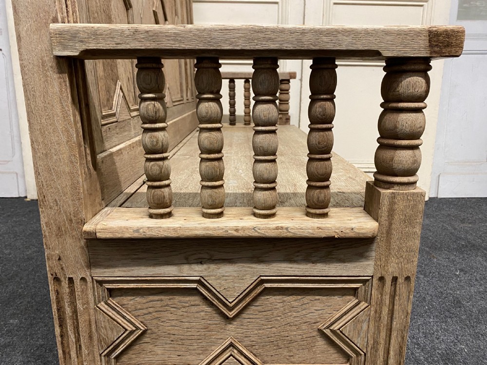 Bleached Oak Hall Bench View X
