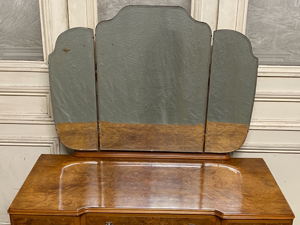Queen Anne Burr Walnut Dressing Table View II