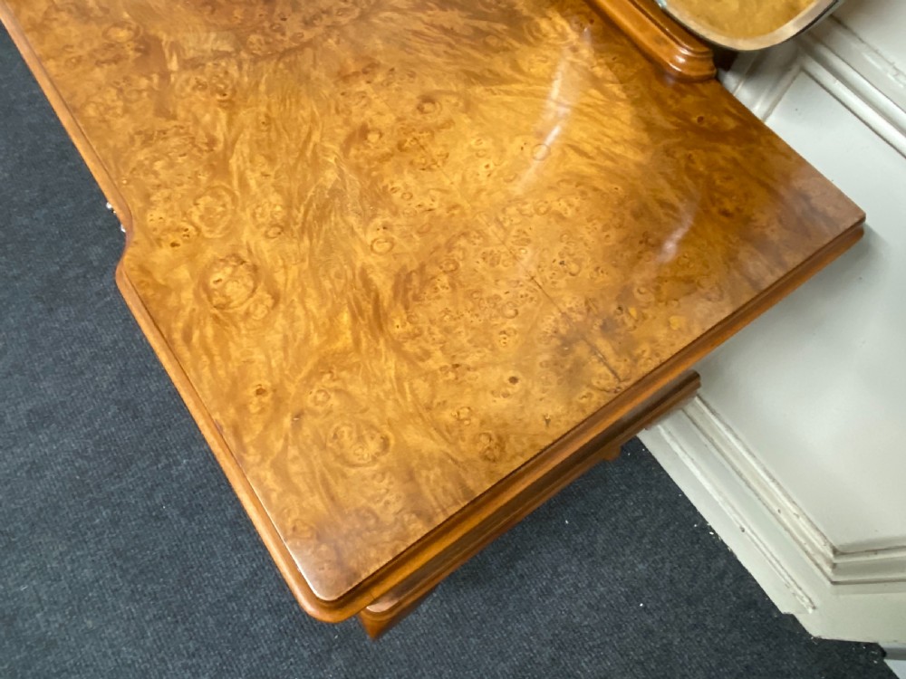 Queen Anne Burr Walnut Dressing Table View VI