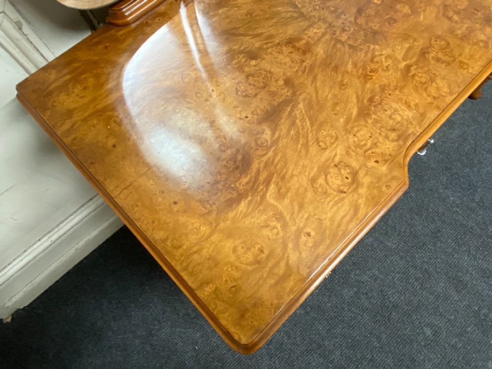Queen Anne Burr Walnut Dressing Table View VII