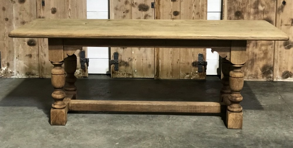 French Oak Refectory Dining Table 