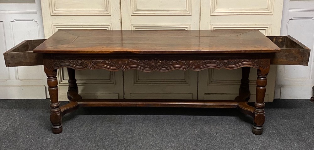 Early 18th Century French Walnut Console Table View VIII