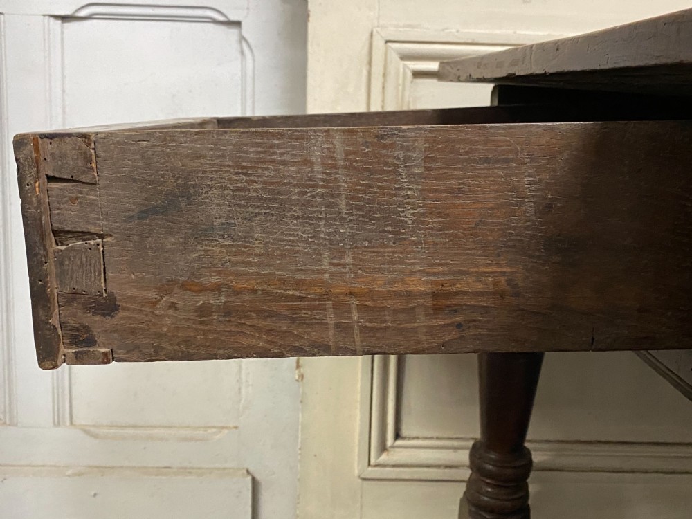 Early 18th Century French Walnut Console Table View XII