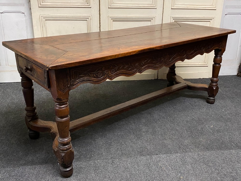 Early 18th Century French Walnut Console Table View XIX