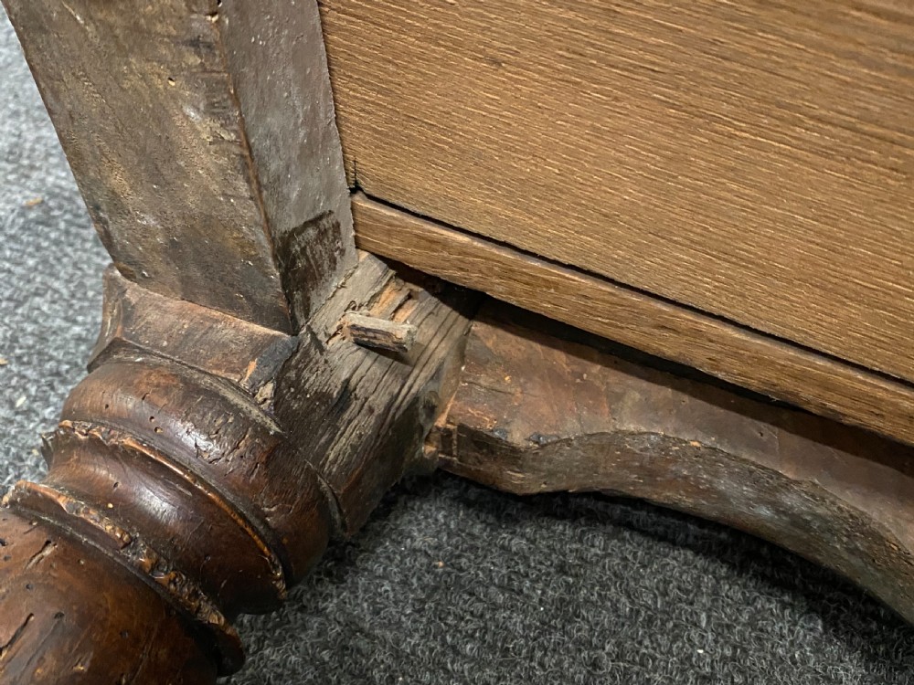 Early 18th Century French Walnut Console Table View XXV