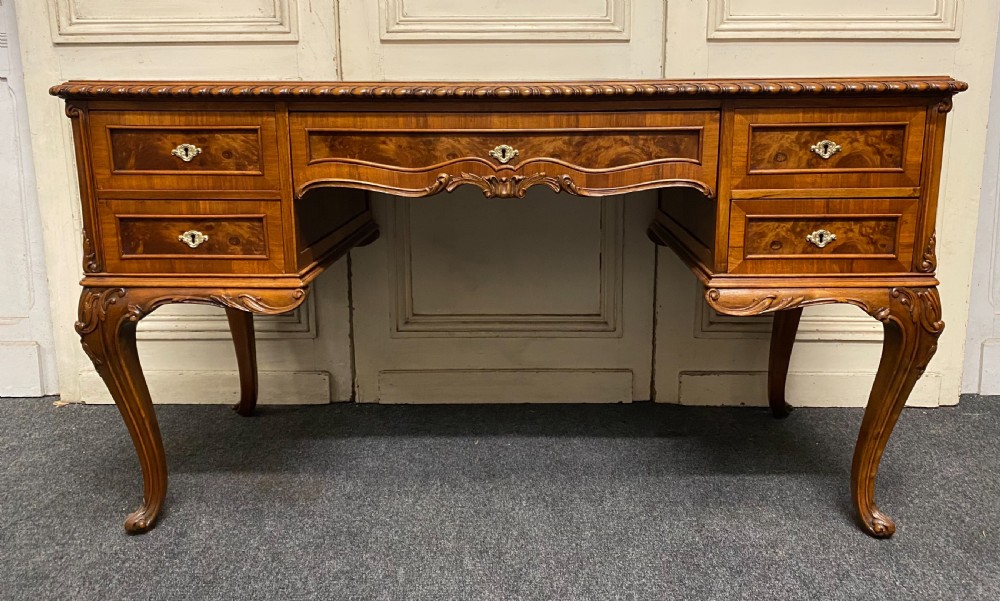 Fine Quality Burr Walnut Desk View IV