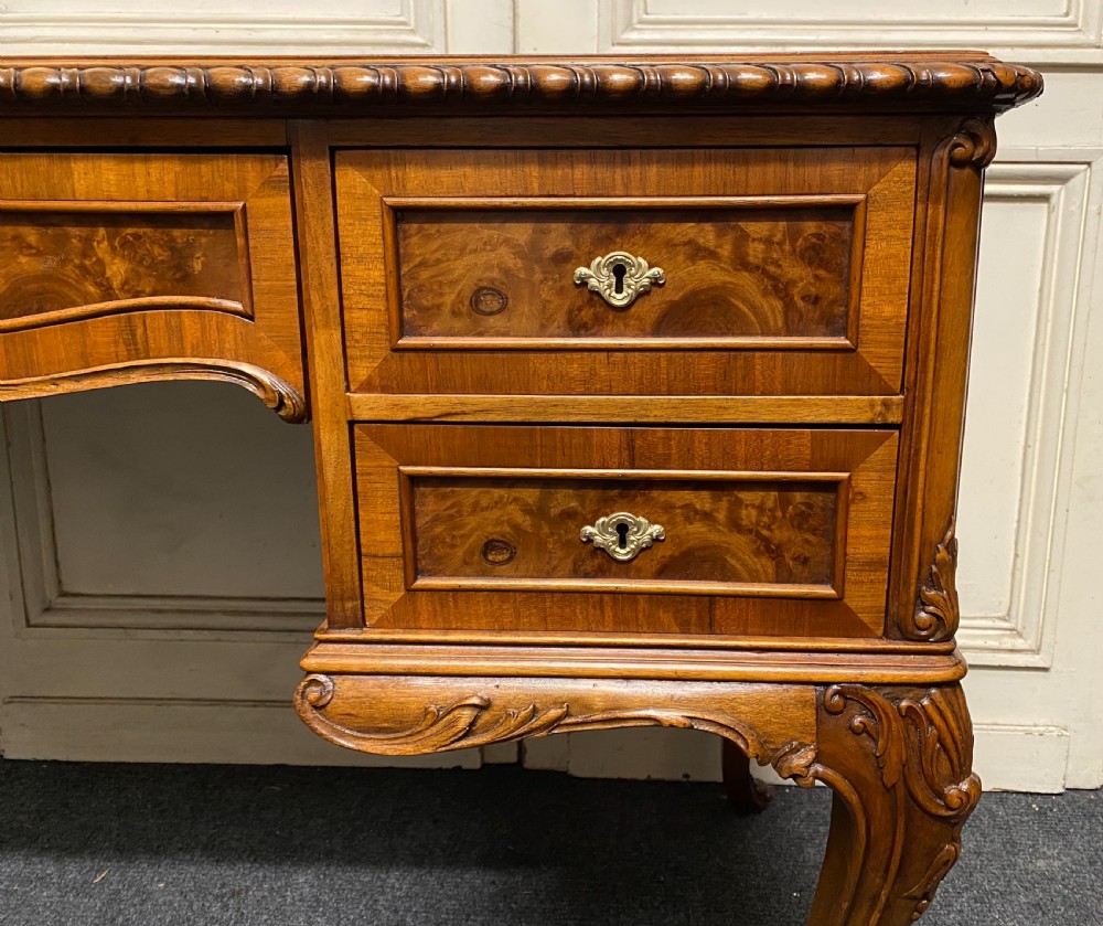Fine Quality Burr Walnut Desk View VII