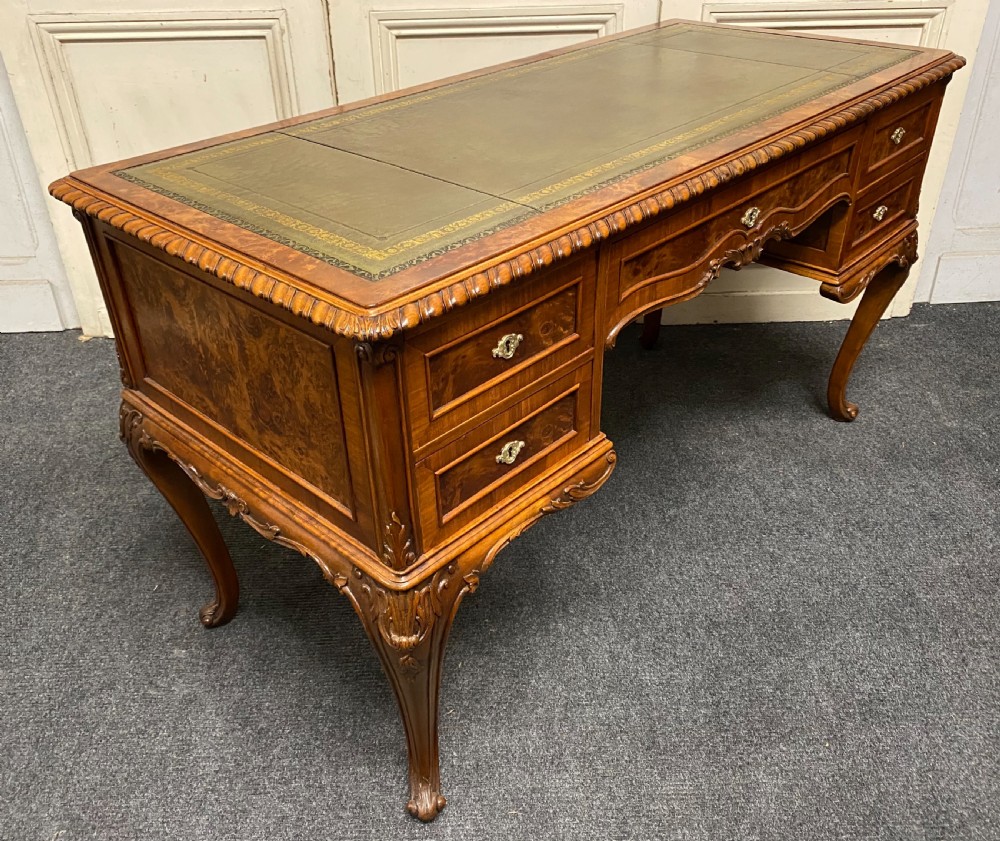 Fine Quality Burr Walnut Desk View XII