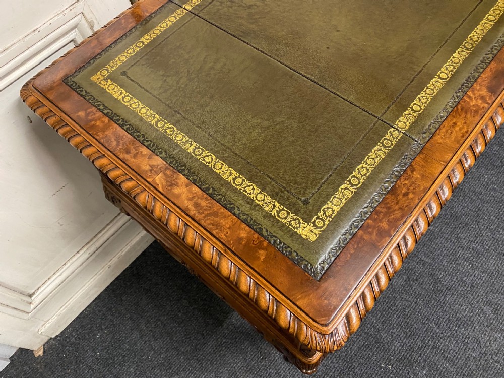 Fine Quality Burr Walnut Desk View XIV