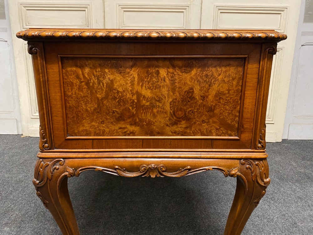 Fine Quality Burr Walnut Desk View XVI