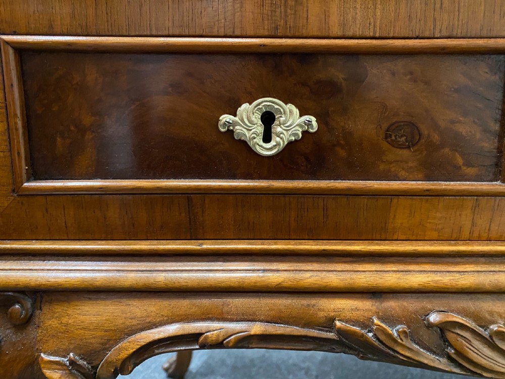Fine Quality Burr Walnut Desk View XXI
