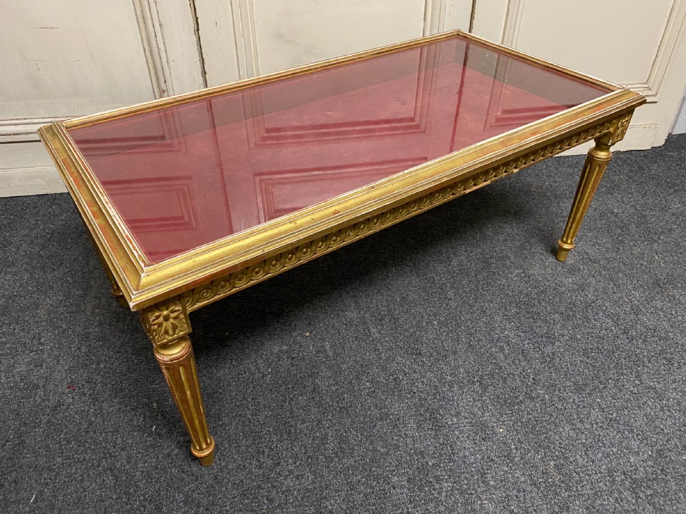 French Gilt Bijouterie Coffee Table  View VI