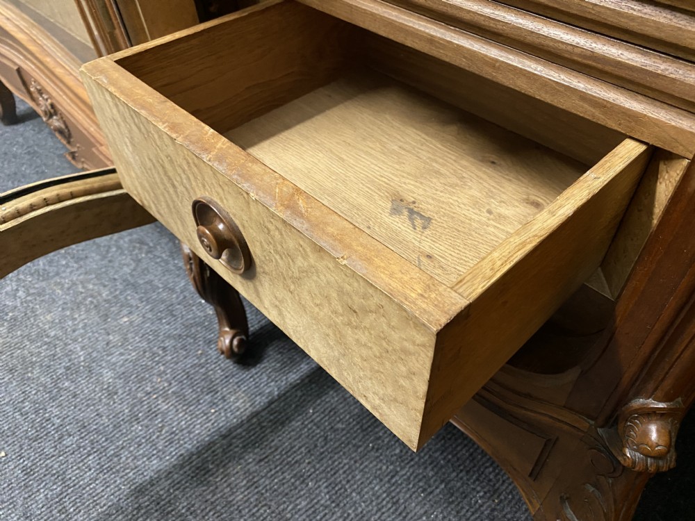 French Walnut Bookcase or Cabinet View XXI