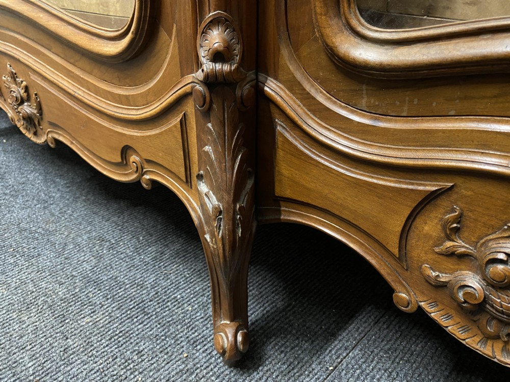 French Walnut Bookcase or Cabinet View XXII