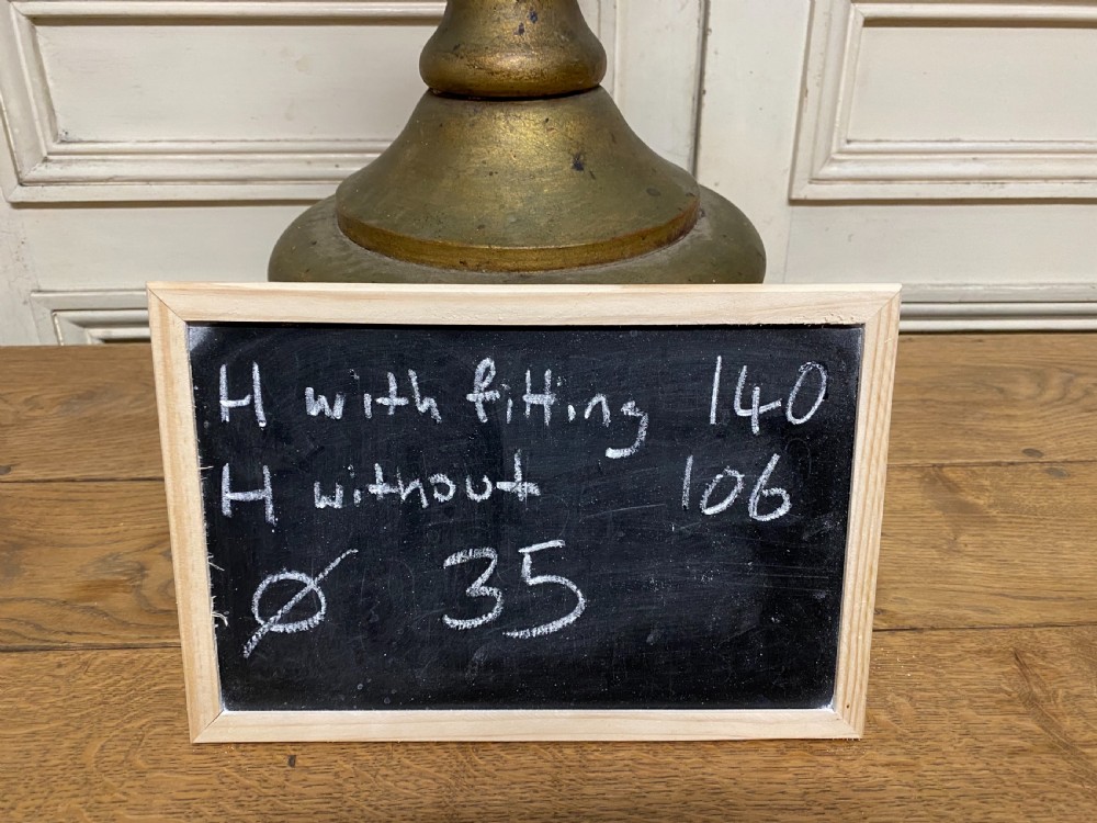 Large French Gilt Church Candlestick  View VIII