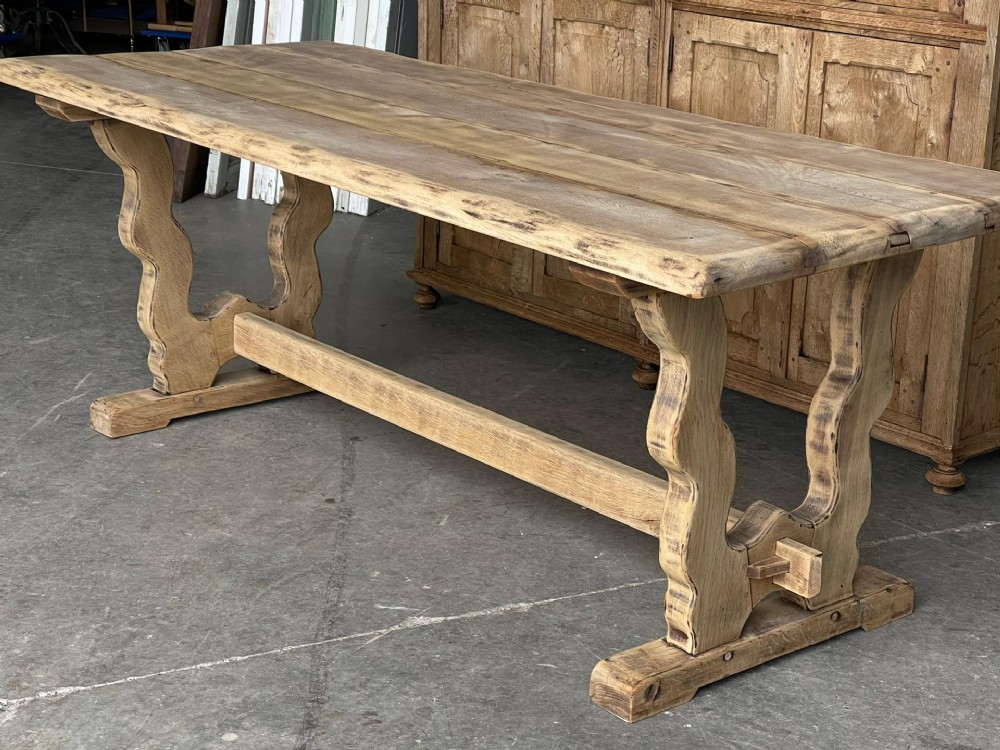Unusual French Farmhouse Table circa 1920