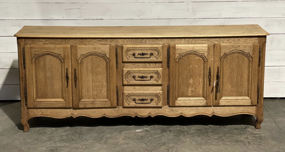 French Bleached Oak Sideboard or Dresser Base