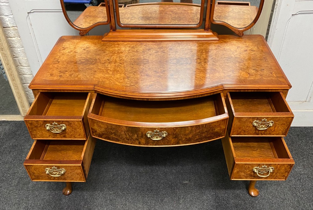 Burr Walnut Dressing Table View II