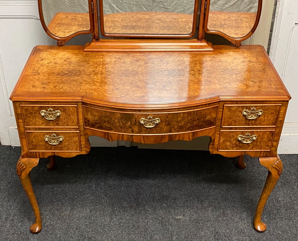 Burr Walnut Dressing Table View IV