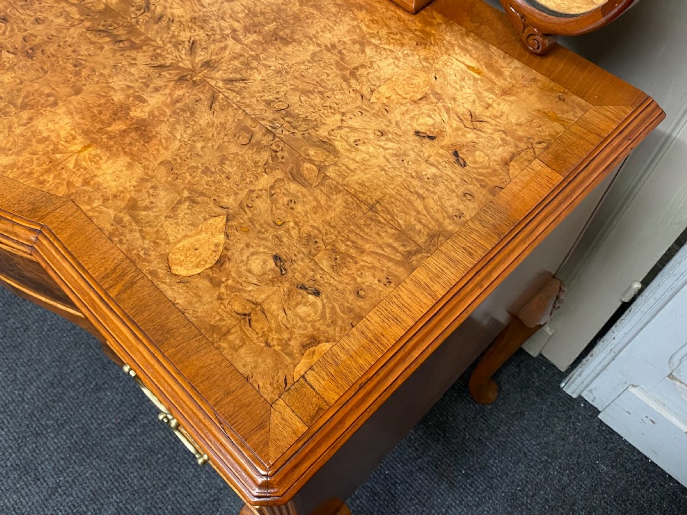 Burr Walnut Dressing Table View VIII