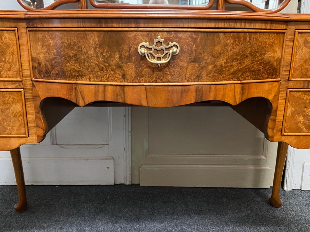Burr Walnut Dressing Table View XI