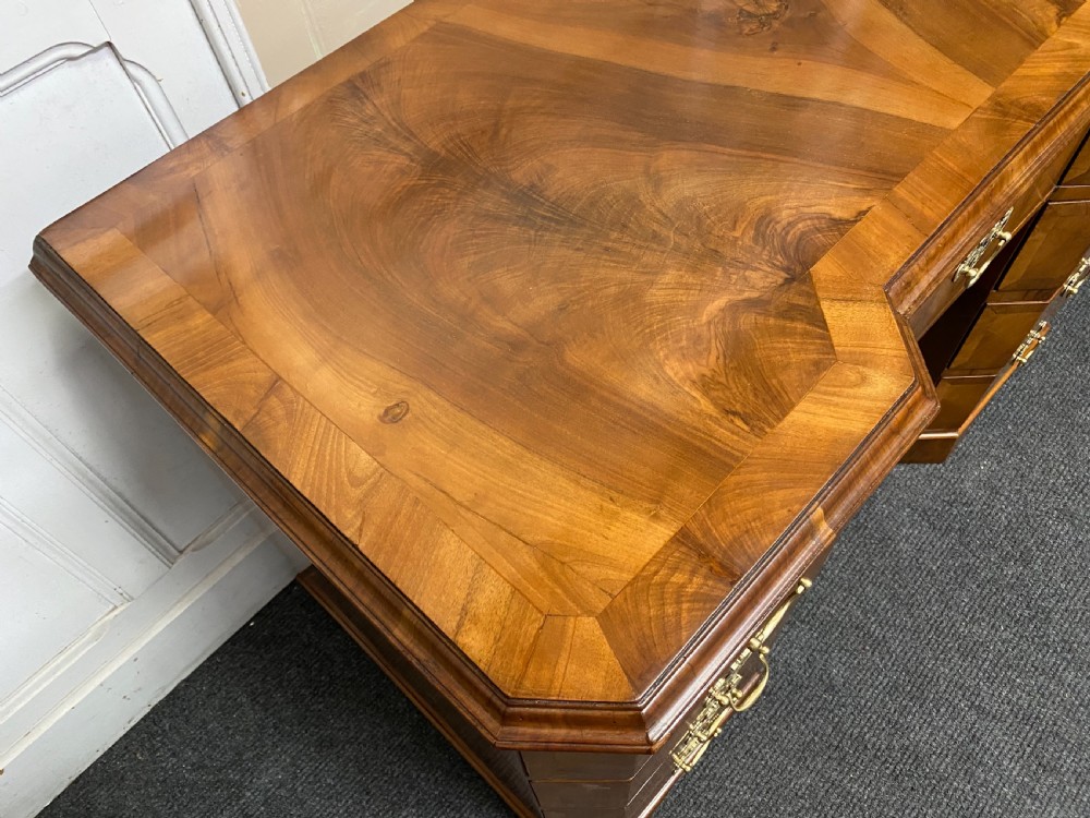 Quality Walnut Pedestal Desk View V