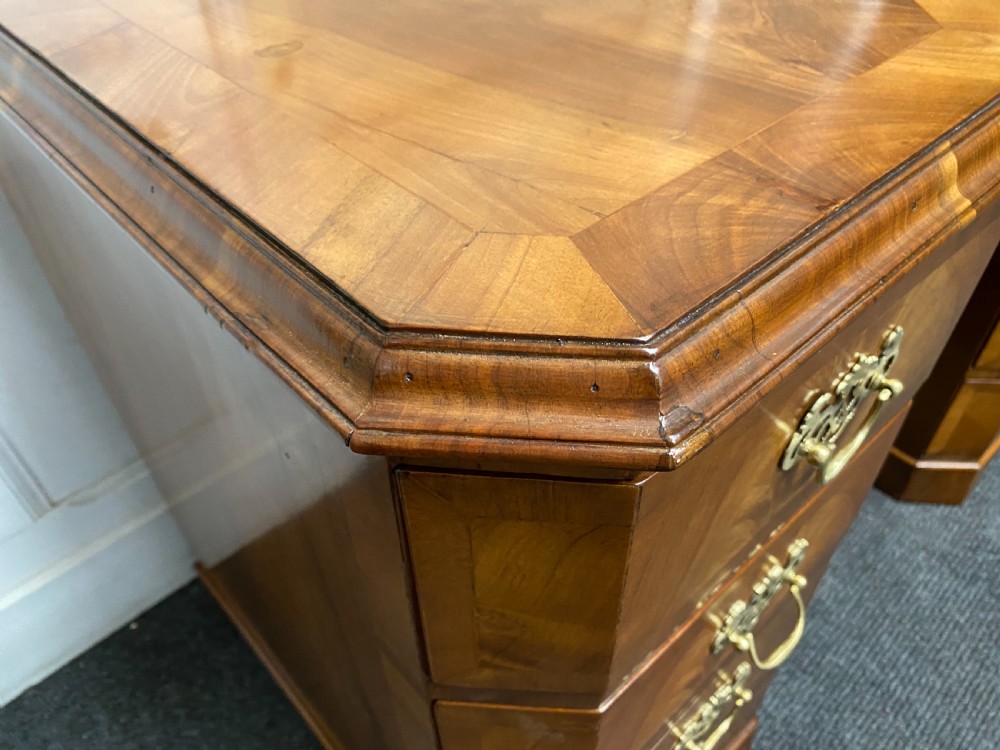 Quality Walnut Pedestal Desk View X