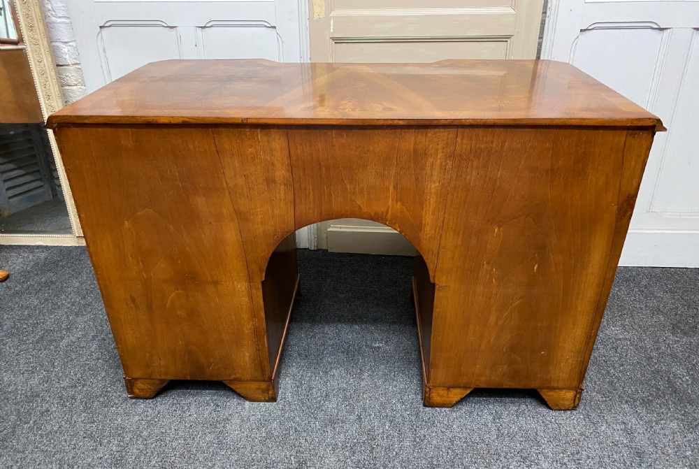 Quality Walnut Pedestal Desk View XII