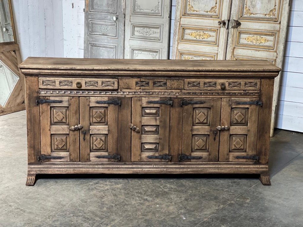 Spanish Oak Sideboard 