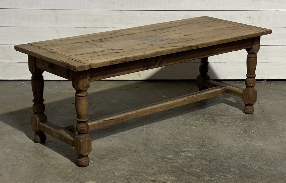 Rustic Oak 19th Century Farmhouse Kitchen Table