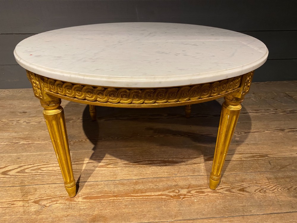 Quality Paris Gilt Round Coffee Table