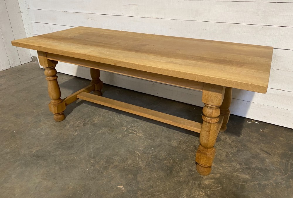 French Oak Refectory Farmhouse Dining Table 