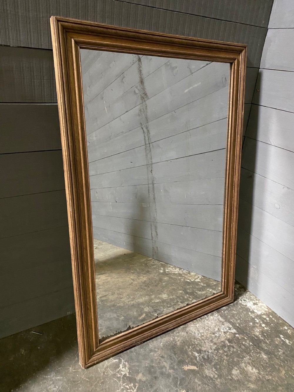 Large French 19th Century Wall Mirror 