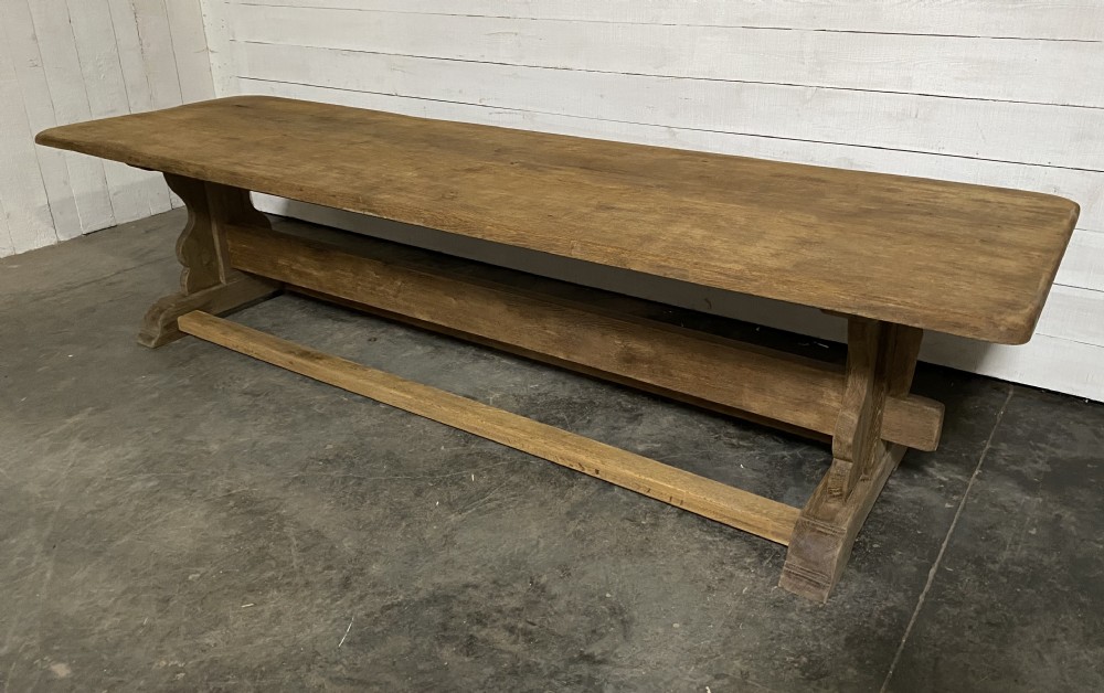 Huge 3.2M French Oak Farmhouse Dining Table  View XXIV