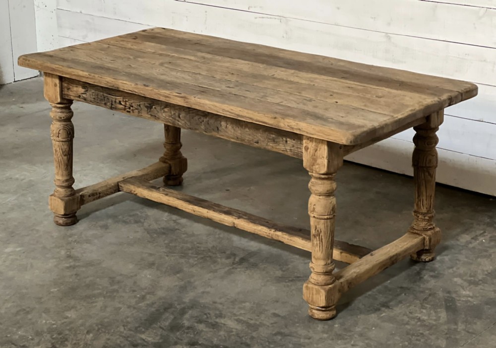 Smaller Rustic Oak Farmhouse Kitchen Dining Table 