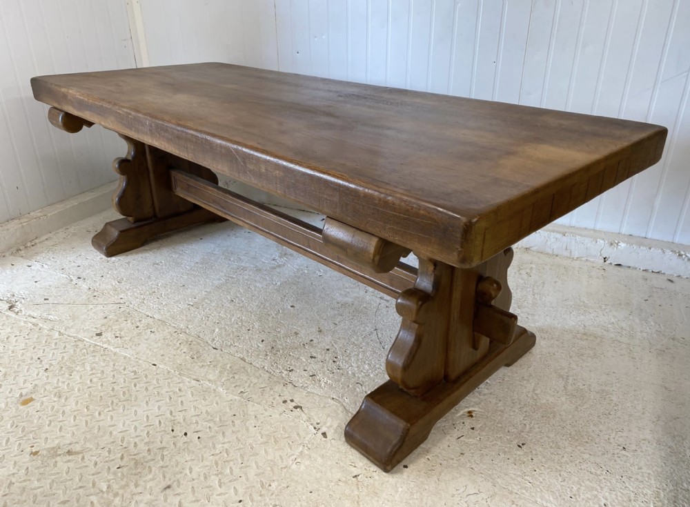 Superb French Oak Refectory Farmhouse Dining Table 