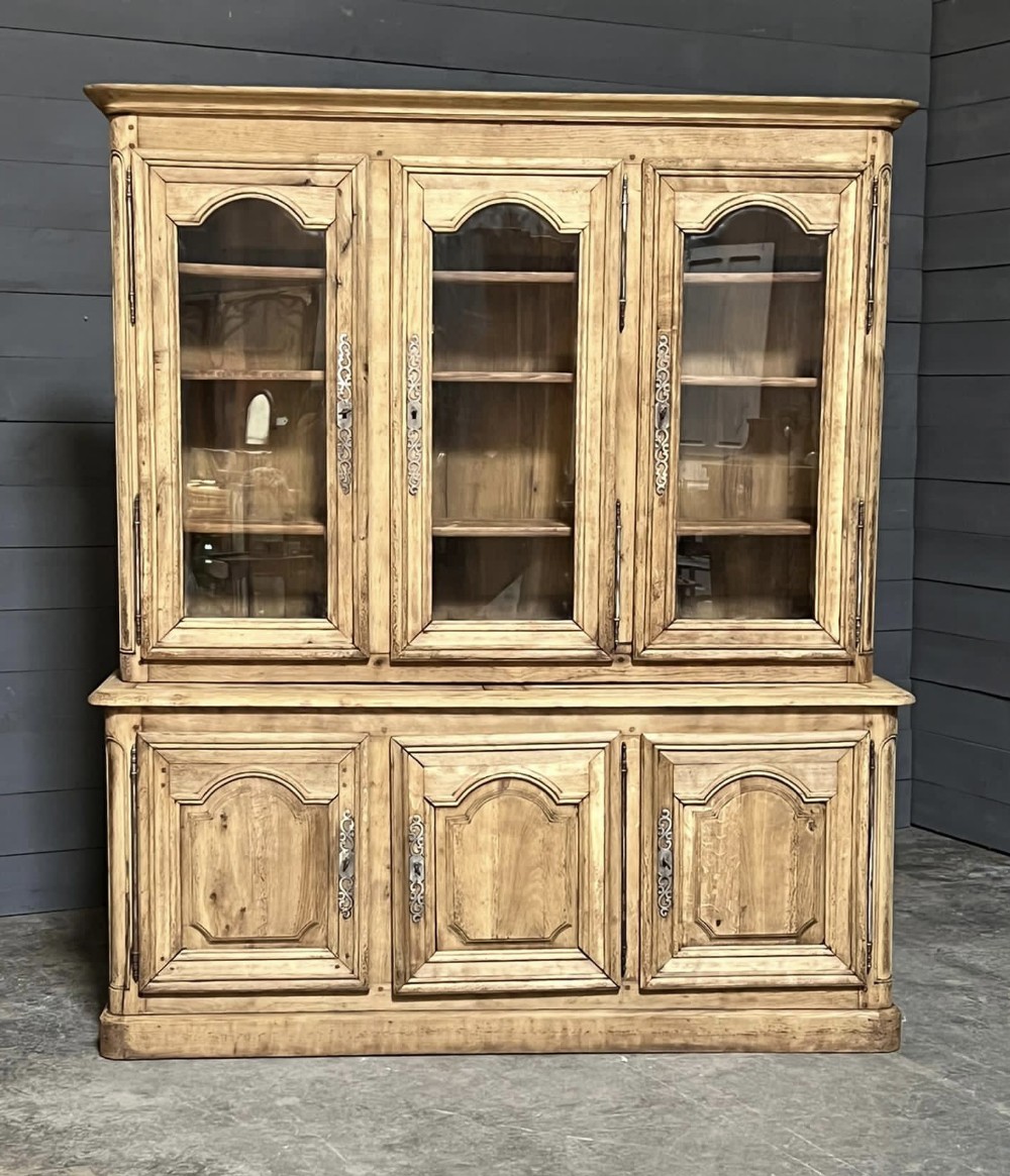 Wonderful French Oak Library Bookcase 